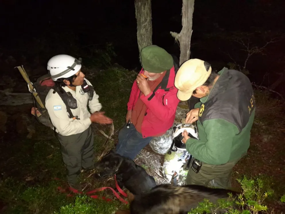 Evacuaron a un hombre mayor en el sendero a Refugio Frey 