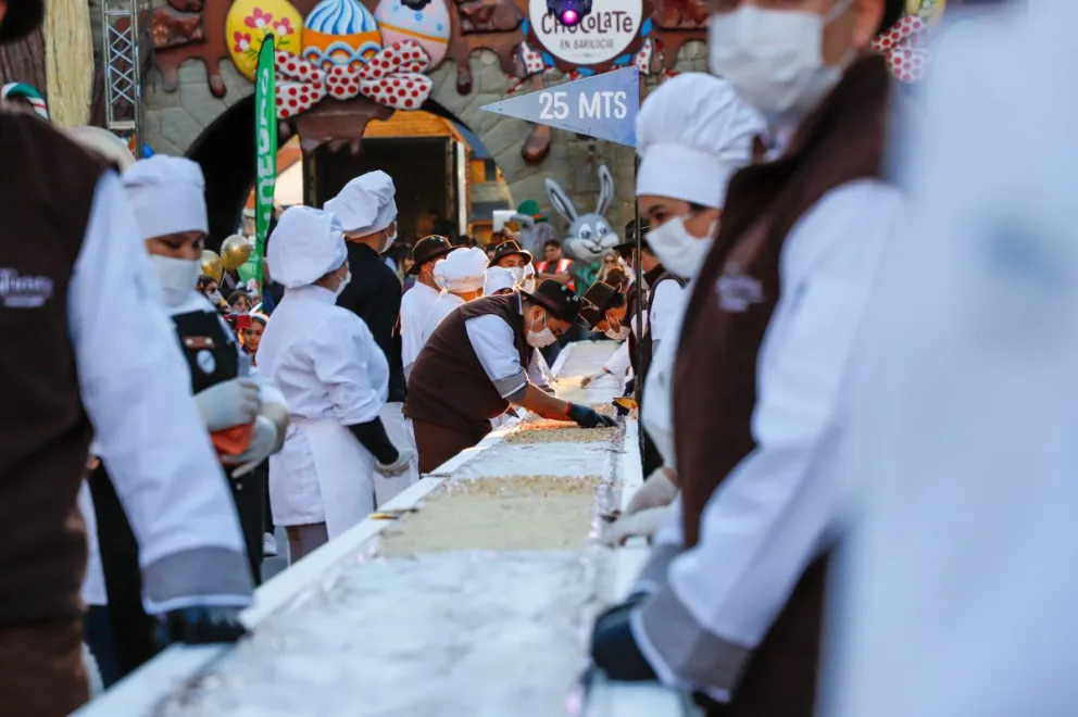 Vuelve la barra de chocolate más larga del mundo a la Fiesta Nacional del Chocolate